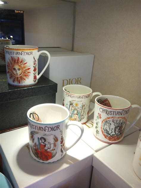 auf kaffee dior|Dior tableware.